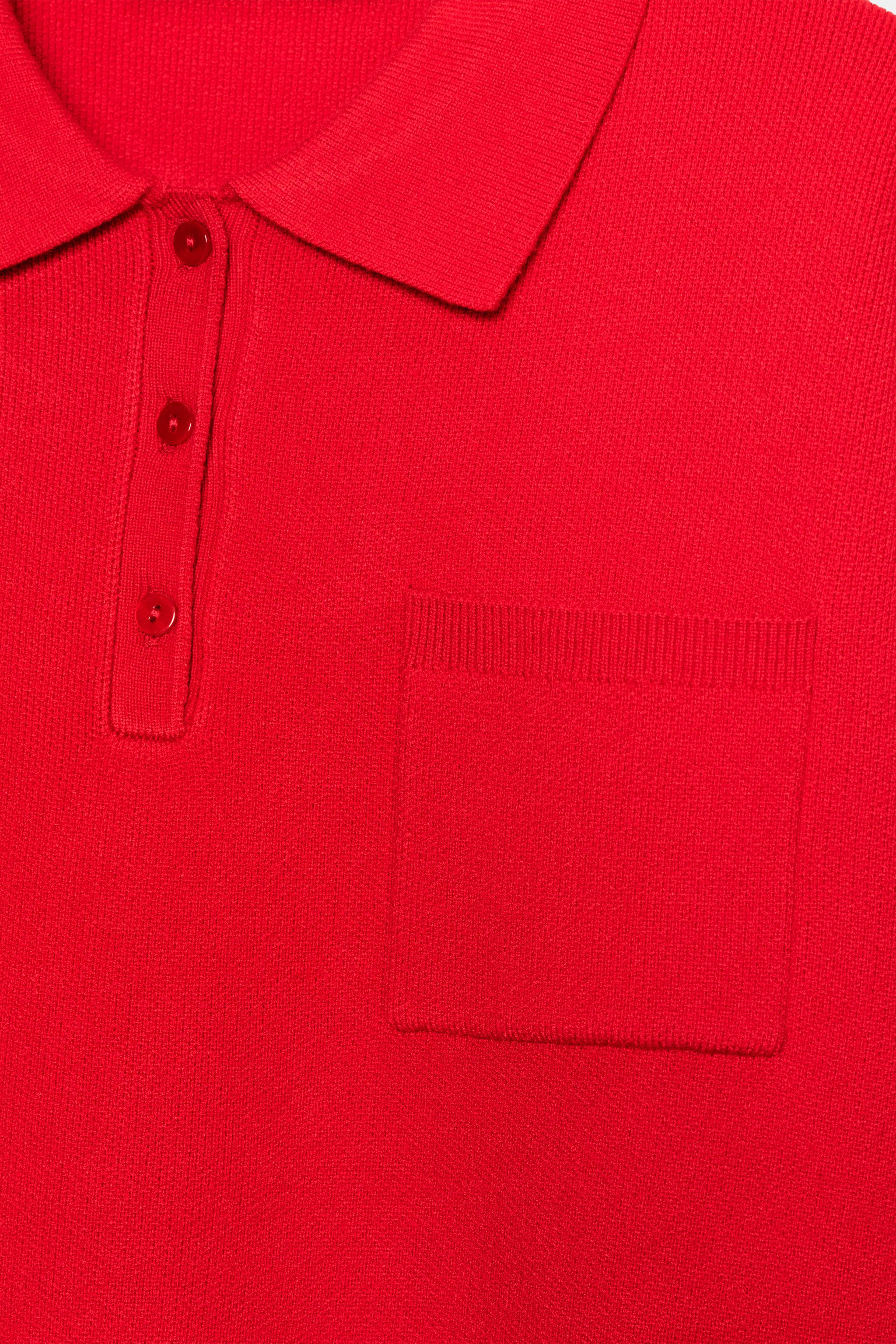 POLO EN MAILLE À POCHE